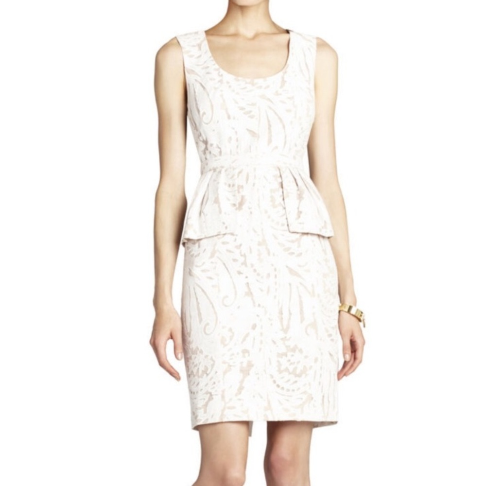 White lace dress BCBG Maxazria